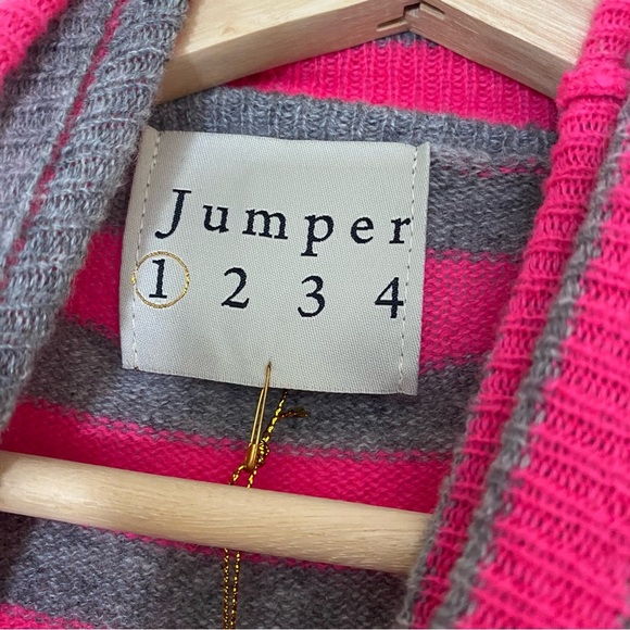 Jumper 1234 - Stripe Cashmere Turtleneck Pullover - Picture 5 of 8